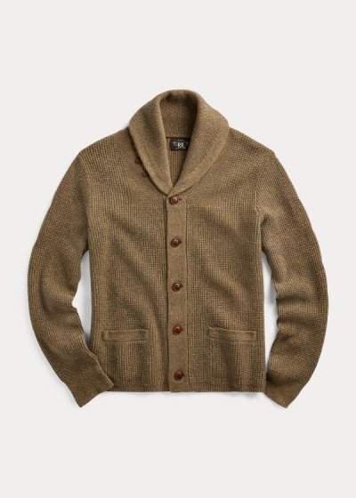 Men's Ralph Lauren Cashmere Shawl-Collar Cardigan | 761302TPA